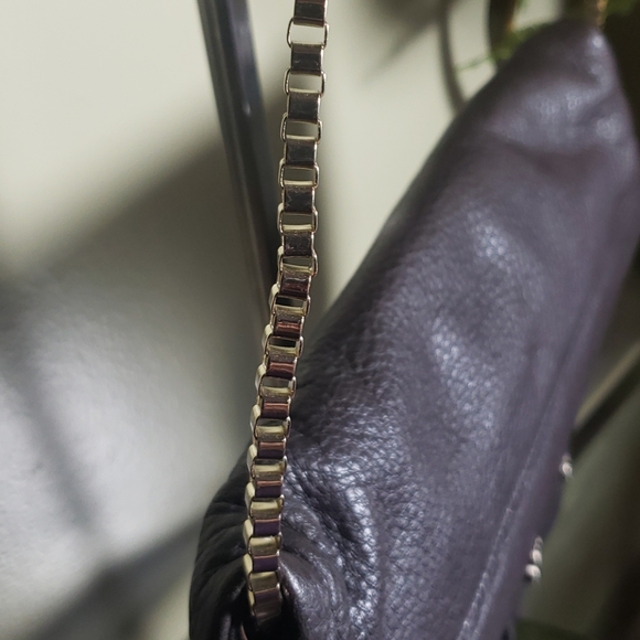 Ann Taylor Loft Brown Leather Shoulder Bag - Picture 3 of 6